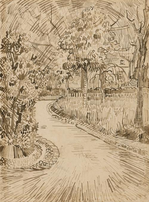 A Corner of Arles Park and the Yellow House