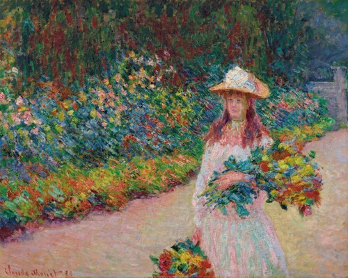 Young Girl in the Garden of Giverny