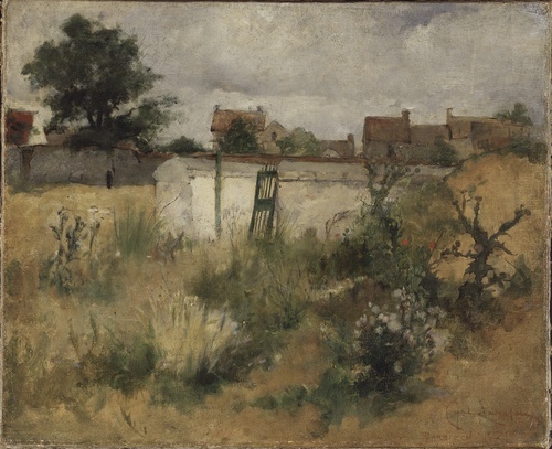 Landskapsstudie från Barbizon