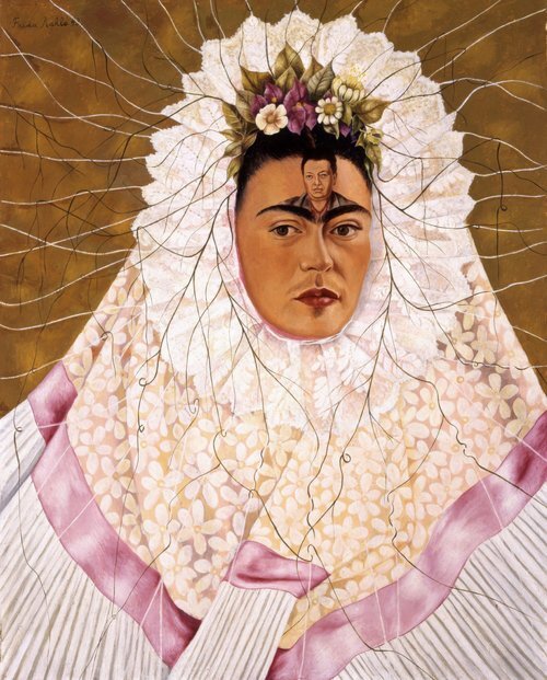 Self-Portrait as a Tehuana (Diego in My Thoughts)
