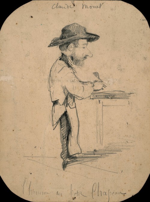 Caricature of a Man in the Small Hat