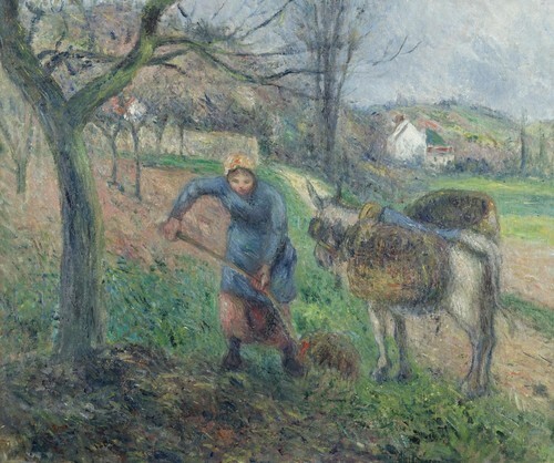 Eşekli Köylü Kadın, Pontoise, 1877