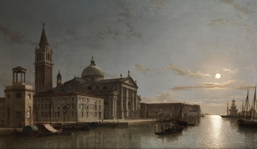 Venice with San Giorgio Maggiore in the Moonlight
