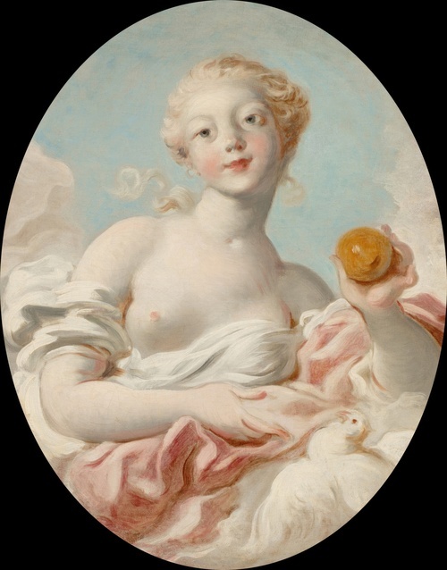 Potret yang dikatakan sebagai Mademoiselle Marie-Catherine Colombe sebagai Venus