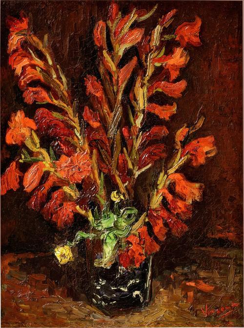 Still Life: Vase with Gladiolus