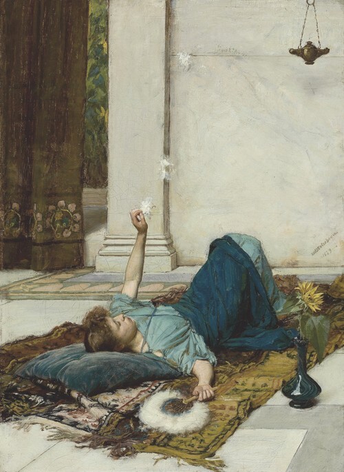 The White Feather Fan