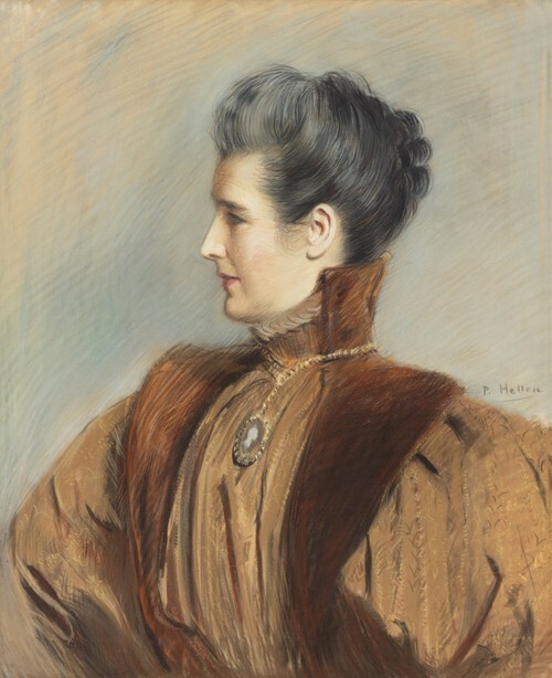 Portrait of a Woman in Profile