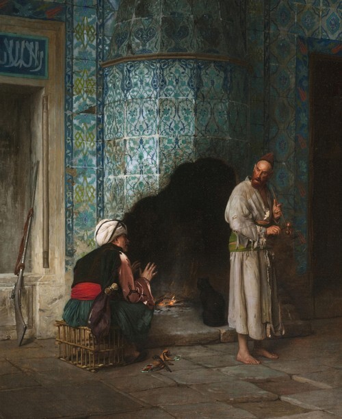 Une conversation au coin du feu
