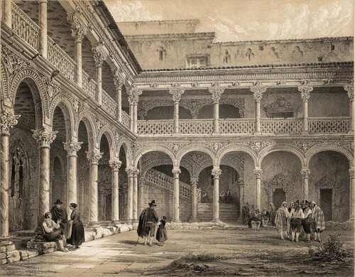 Courtyard of the Archiepiscopal Palace of Alcalá de Henares