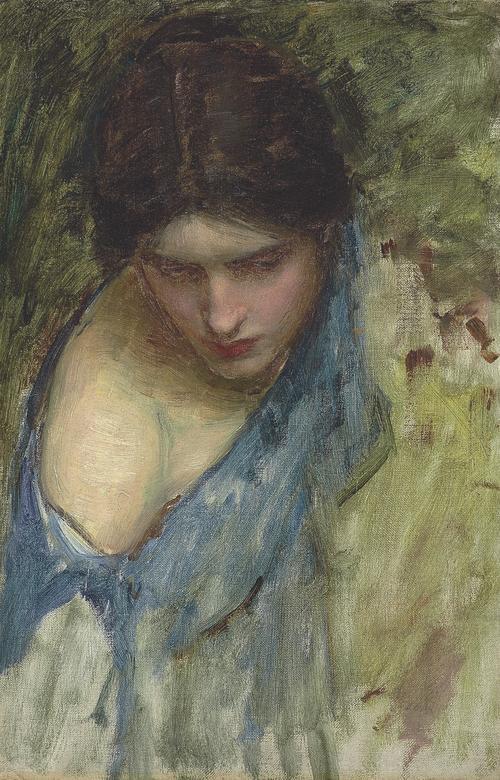 Nymphs finding the head of Orpheus