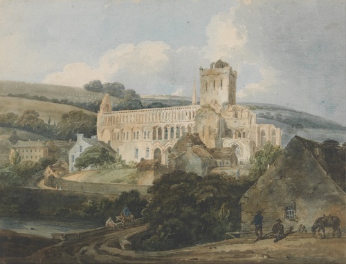 Jedburgh Abbey fra sydøst