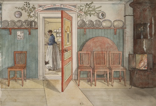 Old Anna. From A Home (26 watercolours)