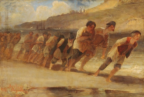 Burlaks on the Volga