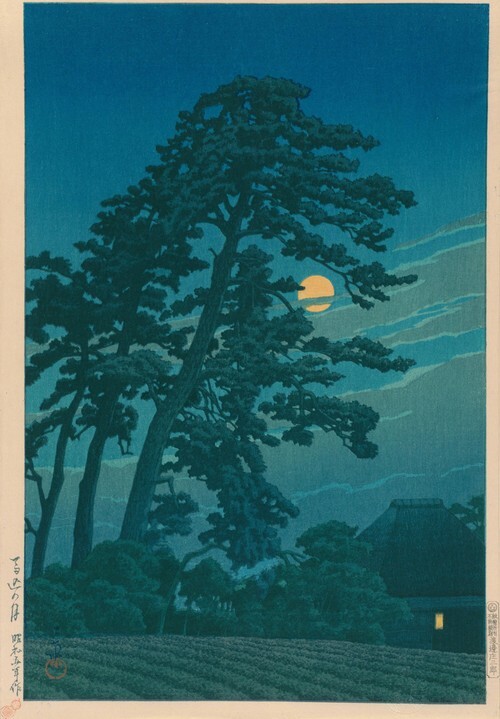 Magome Moon, Tokyo Twenty Views, 1930