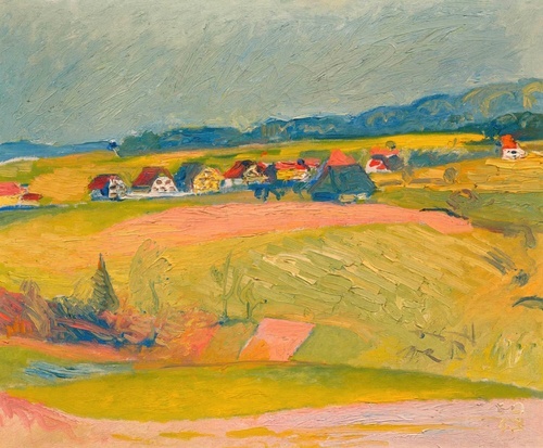 Phong cảnh mùa hè ở Oschwand 1943
