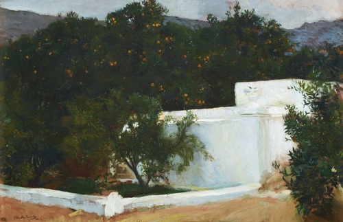 Naranjos. El camino del mar. Valencia 1903