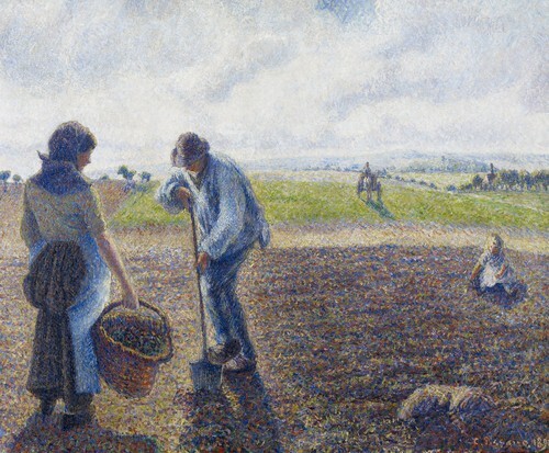 Peasants in the Fields, Éragny