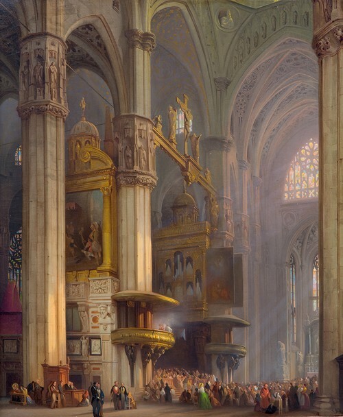 A church service