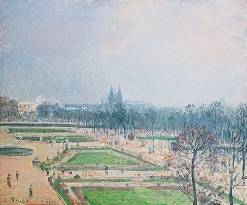 Tuileries Garden, mist