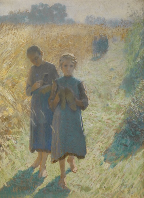 Girls in the Field 1892