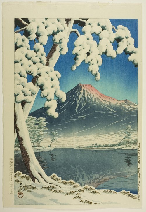 富士山雪后放晴