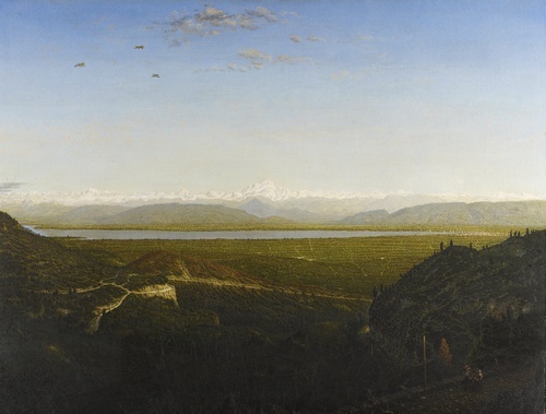 View of Mont Blanc, Seen from La Faucille