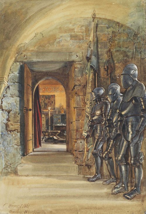 The Interior of the Armoury at the Wartburg