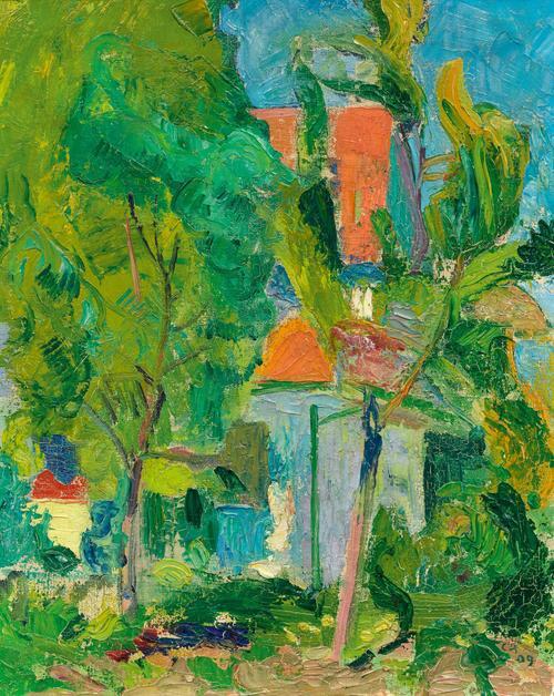 Garden and house at Oschwand