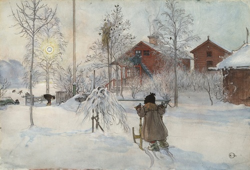 The Yard and Washhouse. From A Home (26 watercolours)