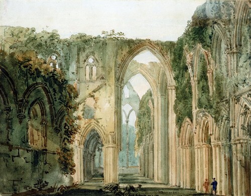 Interior of Tintern Abbey