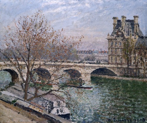 Le Pont Royal and the Pavillon de Flore, Morning, Sunlight