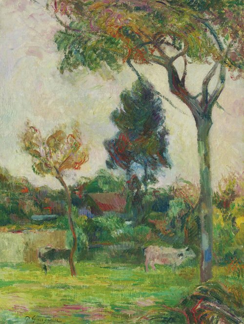 Two Cows in the Meadow
