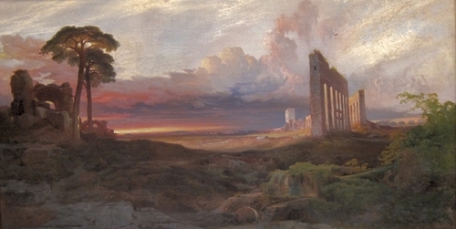 Rome, from the Campagna, Sunset