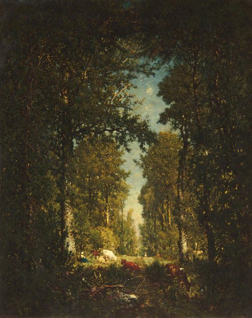 Avenue in the Forest of Isle-Adam