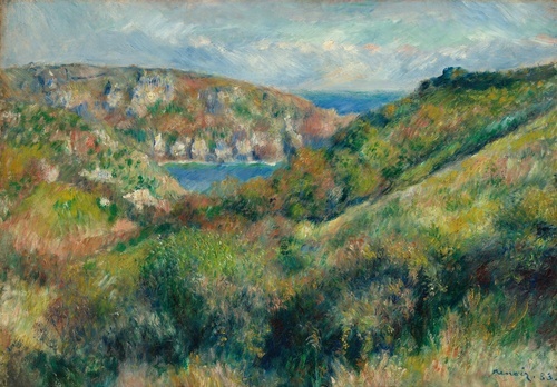 Hills around the Bay of Moulin Huet, Guernsey