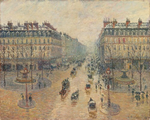 Avenue de l'Opéra (Effect of Snow in the Morning)