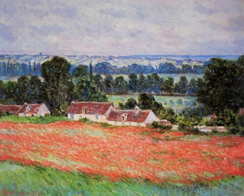 Lapangan Poppy di Giverny