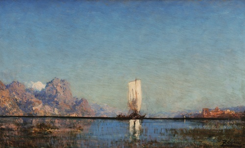 A Boat on the Lake