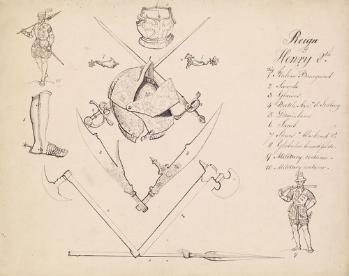 Sketches of Armour – Study for Henry VIII