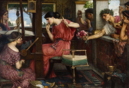 Penelope and the suitors
