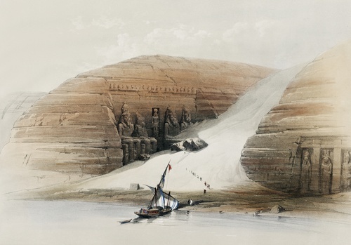 Excavated temples of Aboosimble