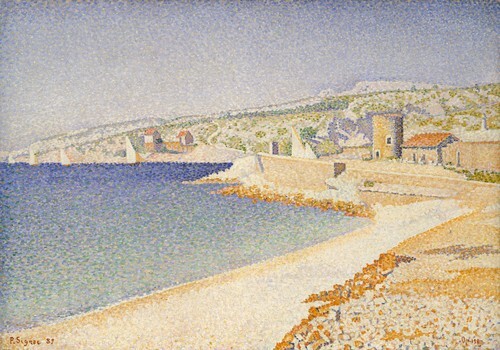 Båtbrygga i Cassis