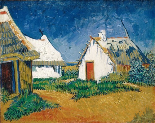 Tři bílé chaty v Saintes-Maries