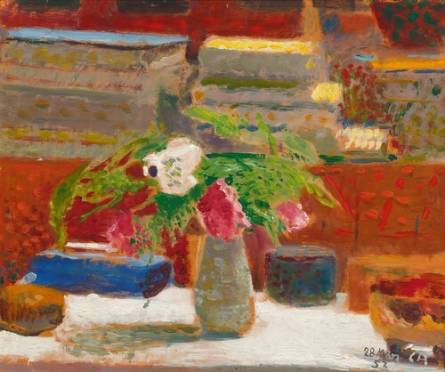 Still life of flowers in the studio
