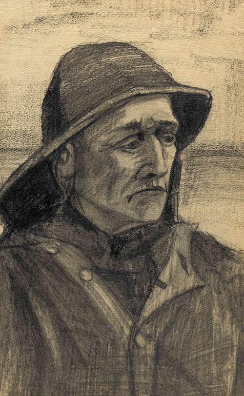 Head of a Fisherman Turned Three-Quarters to the Right