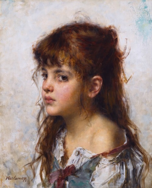 Portrait of a young girl
