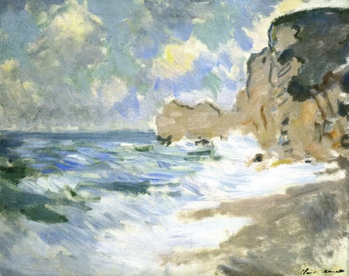 Effect of Waves at Etretat