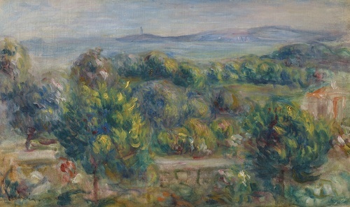 Paesaggio del Midi con veduta del mare