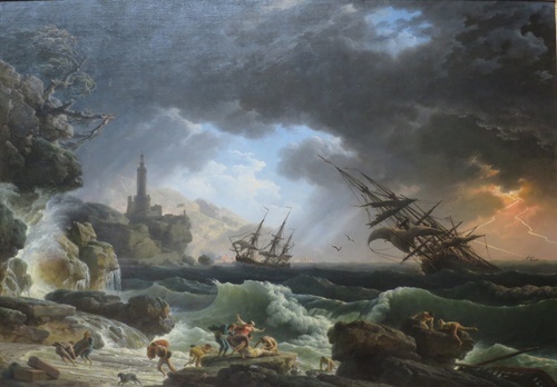 A Shipwreck in Stormy Seas