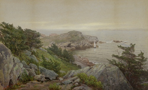 Drawing, Mackerel Cove, Conanicut Island, Rhode Island, 1877